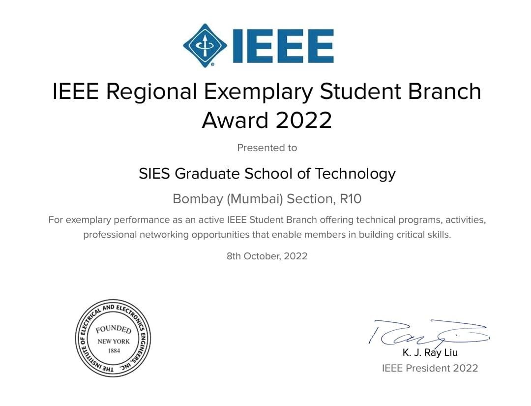 IEEE Award 2022